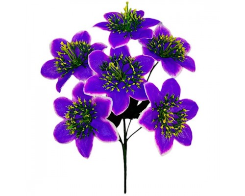 Искусственные цветы букет лилии Ежики, 37см