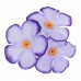 Искусственные цветы букет фиалок бордюрных, 23см