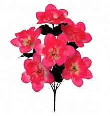 Искусственные цветы букет гвоздики в юбке, 35см
