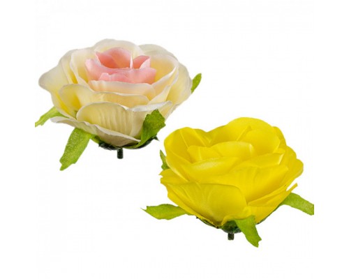 Искусственные цветы букет роз атласных, 52см