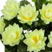 Искусственные цветы букет атласных лотосов VIP, 51см