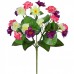 Искусственные цветы букет фиалки декор, 35см