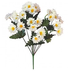 Искусственные цветы букет куст ромашек, 55см