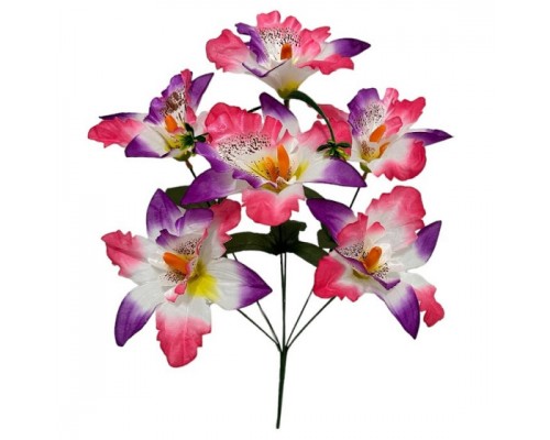 Искусственные цветы букет орхидея Самба, 51см