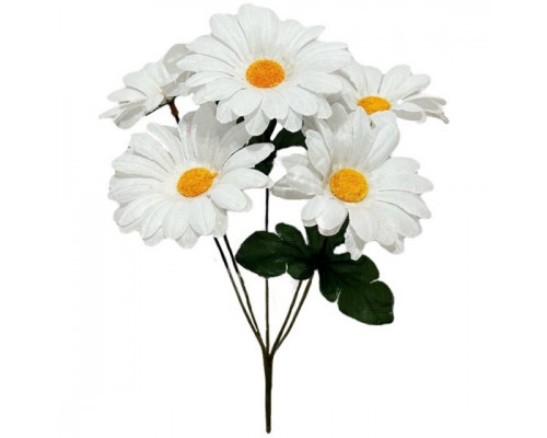 Искусственные цветы букет ромашек 5-ка, 35см