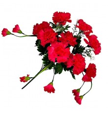 Искусственные цветы букет гвоздики декоративные, 50см