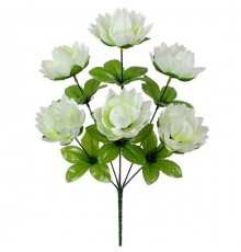 Искусственные цветы букет лотосы, 46см
