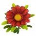 Искусственные цветы букет ромашка цветная Глазок, 29см
