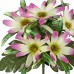Искусственные цветы букет астры декоративные бордюр, 21см