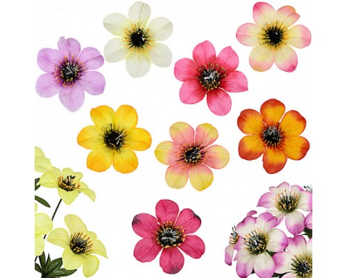 Искусственные цветы букет колокольчик Пчелка, 34см