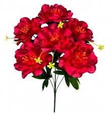 Искусственные цветы букет пионы нарядные, 55см