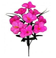 Искусственные цветы букет гладиола атласная, 47см