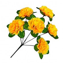 Искусственные цветы букет гвоздики 6-ка, 36см