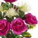 Искусственные цветы букет розы, артишоки , 60см