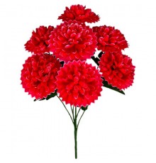 Искусственные цветы букет хризантема 7-ка цветная, 61см
