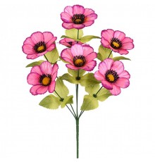 Искусственные цветы букет космея атласная, 42см