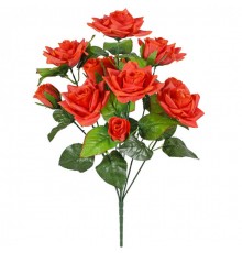 Искусственные цветы букет роза Парадная, 61см